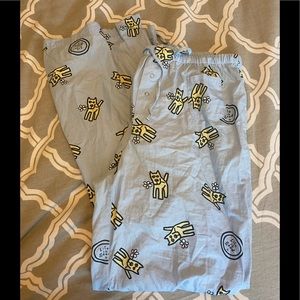 Life is Good Dog Pajama Pants medium